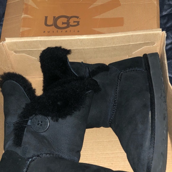 Ugg Australia Bailey boots (black) sz 7 - Picture 7 of 14